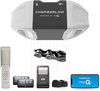 Chamberlain C2405 Smart Garage Door Opener, myQ Smartphone Controlled-Long Lasting Chain Drive