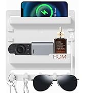 Bedside Shelf Wall Mount,Floating Bedside Adhesive Shelves Accessories,Wall Shelf Organizer and S...