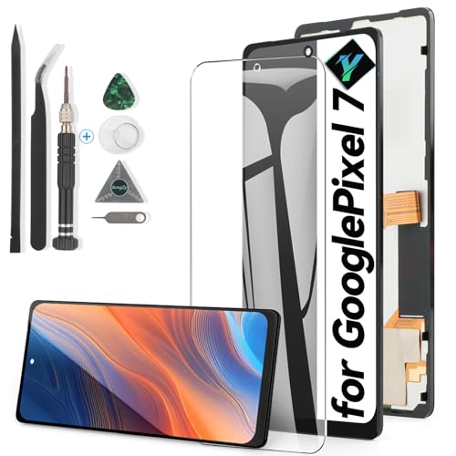 YWLRONG for Google Pixel 7 incell Screen Replacement for Pixel 7 GVU6C GQML3 GO3Z5 LCD Display Touch Screen Digitizer Assembly Replacement with Tools