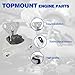 Motor Mount, Engine Mount Set Compatible with 2006 2007 2008 2009 2010 2011 Honda Civic 1.8L Automatic Transmission 4PCS Replaces # A4530 A4534 A4546 A4543