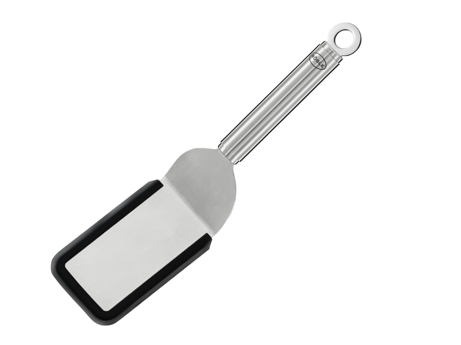 Rösle 10636 Sandwich Palette cranked Silicone Kitchen, Stainless Steel, Silver/Black