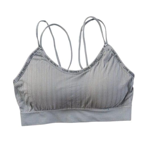 GIRLYZ Attire Women's Padded Seamless Love Secret Double Rope Strap Fitness Sport Bra Regular Wear(Free Size)-picture-15