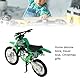 Itonash Legierungsmotorradmodell Spielzeug, Realistisches Dascast -Motorradspielzeug für Kinder Kinder Weihnachten, mit Spielzeugleistung und Lernen (Grün)