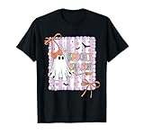 Photo Gallery spooky season cute ghost bow halloween pipistrelli ragnatele stelle donne maglietta Photo Gallery spooky season cute ghost bow halloween pipistrelli ragnatele stelle donne maglietta