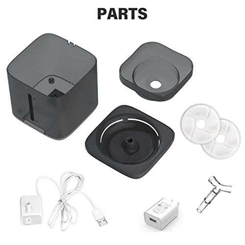 Fuente de agua automática para gatos de 2L miniatura 6