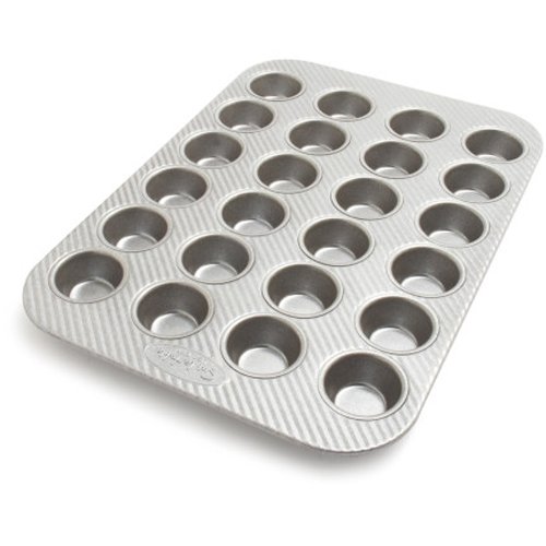Sur La Table Platinum Pro Mini Muffin Pan, Silver