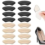 16 Paare Fersenschutz,Fersenpolster Schuhe Schuheinlagen Mit Schwammpolsterung Klebrige Und Rutschfeste Schuheinlagen Für zu Große Schuhe,Verhindern Sie Blasen Und Reibung(9.5 X 5.5 X 3.3 CM)