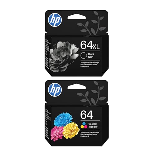 Image of HP 64XL Blk /64 CMY Original Ink Bundle for Envy Inspire /Photo 6200 /7200