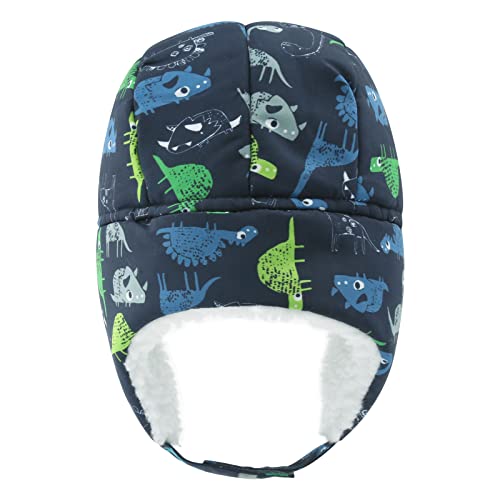 Image of BAVST Winter Trapper Hat for Boys Girls Waterproof Warm Baby Toddler Ushanka Fleece Beanie Hats for 6M-6T