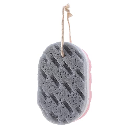 YANGPeng お風呂のスポンジ 柔らかな肌触り 壁掛け 汚れ落とし バスタオル 浴槽 浴室 バスルーム グレーホワイトピンク