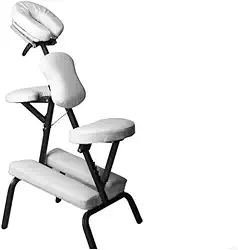 Cadeira De Massagem Quick Portátil Dobrável Shiatsu Cor Branco - Gold