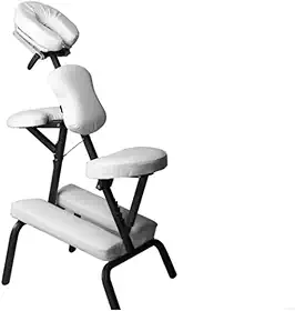 Cadeira De Massagem Quick Portátil Dobrável Shiatsu Cor Branco - Gold