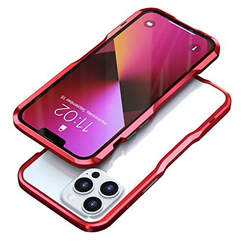 Coque iPhone 11 alliage aluminium CZKE bumper rouge anti-rayures - 2