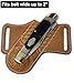 Knife Sheath, Leather Knife Sheath for Belt, Pocket Knife Holster Pouch, Folding Knife Holster