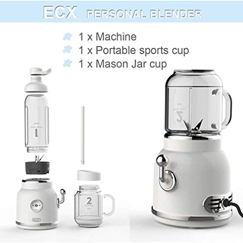 Professional-Countertop-Blender-Portable-Blender-for-Kitchen-Food-Processor-Kitchen-Blender-Food-Mixer-300W-Smoothie-Maker-13500-RPM-Multifunctional-Blender-for-Smoothies-and-Milkshakes-White