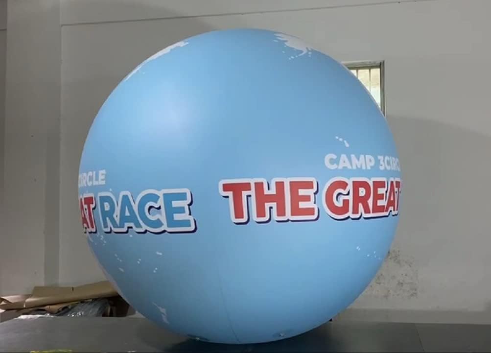 8ft (2.5 meter) Giant Inflatable Globe Map World Balloon/Free Logo Print (PVC)