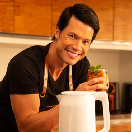 Gaabor Chaleira Elétrica Branca 1,7l 1450W Aço Inox e Cabo Retrátil 127V