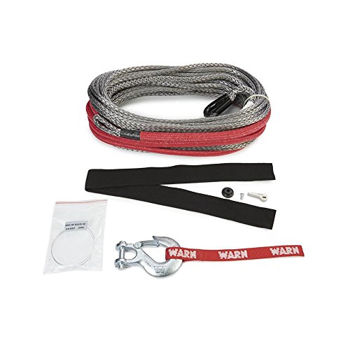 Warn 93120 Spydura Pro Synthetic Winch Cable Rope With Loop Ends: 3/8" Diameter X 80' Length, 8.25 Ton (16,500 Lb) Capacity #TOP1