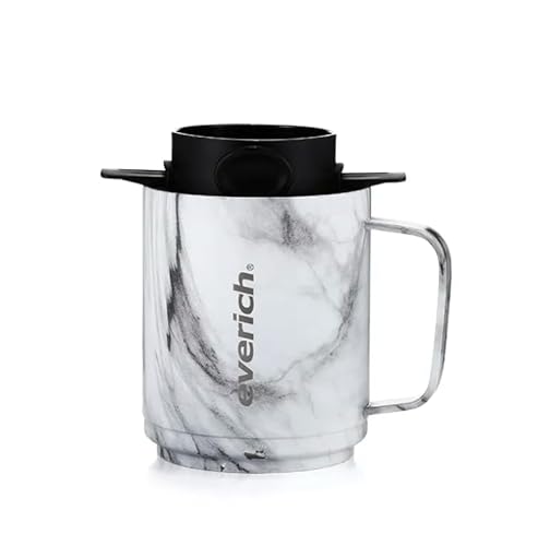 Mini filtro coador de café portátil reutilizável em aço inoxidável sem papel