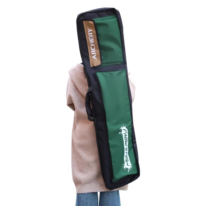 Moyujian 59in/68in Recurve Bow Case Long Bow Bag Traditional Bow Bag Portable Bow Bag For Outdoor Hunting Practice (59 Inch)