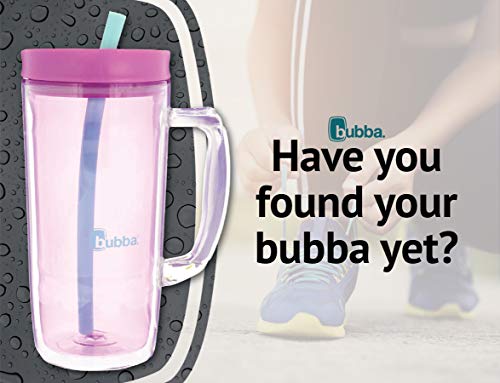 Bubba Envy Travel Thermal Mug, 32 Ounces - Double Wall Insulated With Straw and Handle- Keep All Your Favorite Cold Drinks at Your Side - Sweat Resistant, Ideal For Travel - Purple - Thumbnail 4