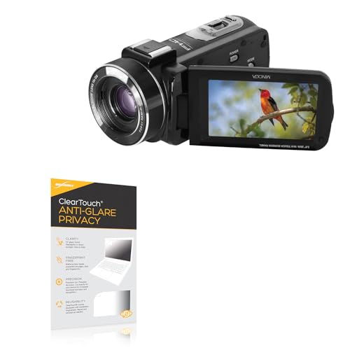 BoxWave Screen Protector Compatible with Minolta MN100HDZ - ClearTouch Anti-Glare Privacy (2-Pack), Privacy Screen Protector Flexible Film Anti-Glare