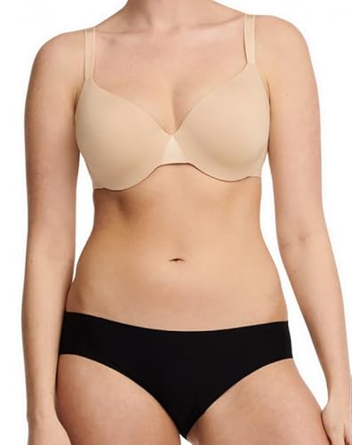 Chantelle Essentiall, Reggiseno Preformato Coprente, Intimo Invisibile Donna, Beige (Dore Light), 5C - 6