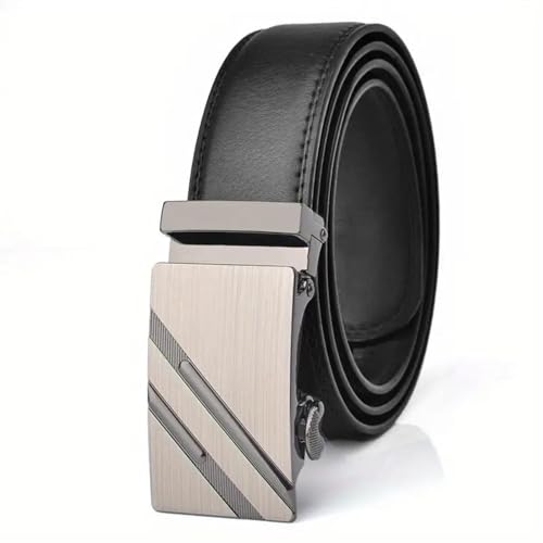Ceinture luxe homme au design moderne et boucle métallique élégante