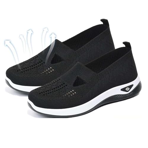 Orthopedic Shoes for Women,Women Wide Width Breathable Walking Comfortable Slip on Sneakers Orthowalk Nurse Shoes Non Slip Food Service Lightweight Sneaker