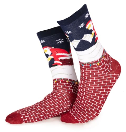 Image of Tipsy Elves Holiday Themed Socks for Men Fun and Festive Men's Socks for Valentines and More