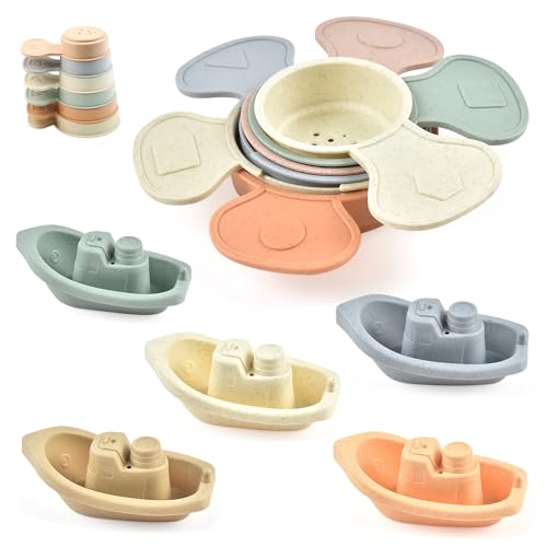 Image of Cosaway Baby Bath Toys for Kids Ages 1-3 Toddler Water Toys for Bath Tub Baby Toys 6 to 12 Months for Toddlers Infant Gifts 1 2 3 Years Old