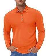 MOISTURE WICKING MATERIAL: Mens polo shirts made from polyester mesh fabric. Lightweight, breathable, stretchy and quick-drying for added ease of movement and comfort BUTTON CLOSURE & STYLISH DESIGN: Designed for performance on the course, this golf ...