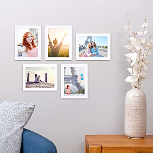 PHOTOLINI Set di 5 cornici per foto da 10x15 cm