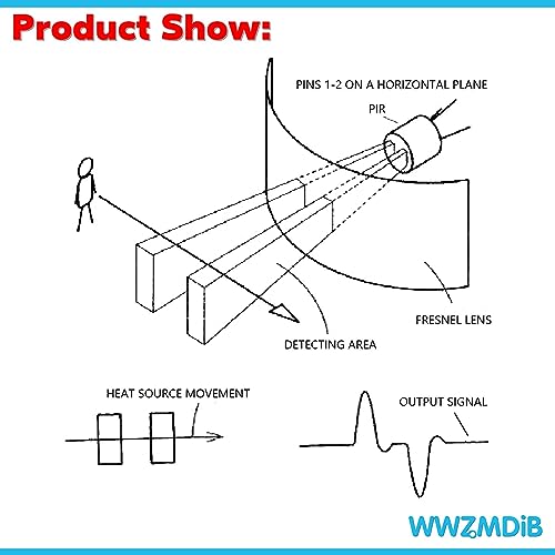WWZMDiB 5Pcs AM312 Mini Pir Motion Sensor Module HC-SR312 IR Human Sensor for Arduino - Image 6