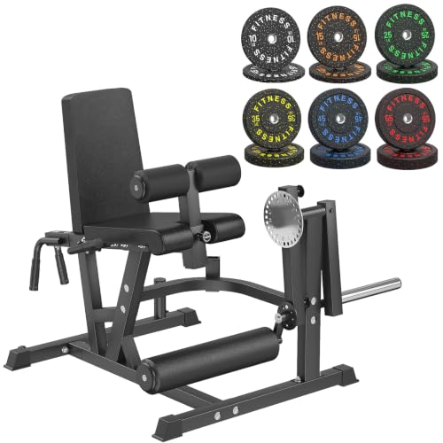 HANDBODE Leg Extension and Curl Machine, 1000 LB Adjustable Weight Bench