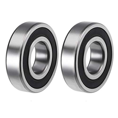 sourcing map 6308-2RS Deep Groove Ball Bearings Z2 40mm X 90mm X 23mm Double Shielded Carbon Steel 2pcs