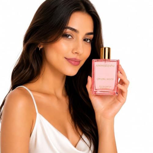 Image of Crystal White Eau De Parfum 100ml | Long Lasting Perfume for Men & Women | Fresh Floral & Woody | 8-10 Hours Performance