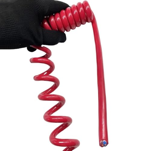 Cable extensible bobina retráctil en espiral recto de 2m 2