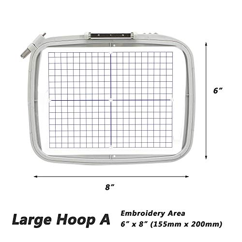 Image of Sew Tech Embroidery Hoop for Bernina, 8x6in 200x155mm Large Frame | Fits Artista 180 170 165 Bernina Embroidery Machine