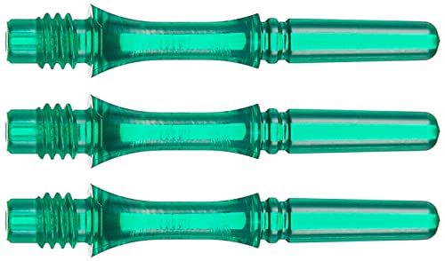 コスモダーツ フィットシャフト ギア シャフト スリムスピン クリアグリーン1