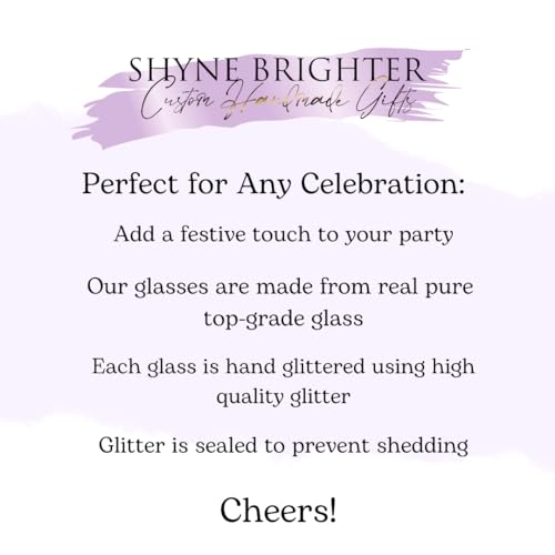 Generic Glitter Wine, Shot Glass Gift For 21St Birthday thumb #3