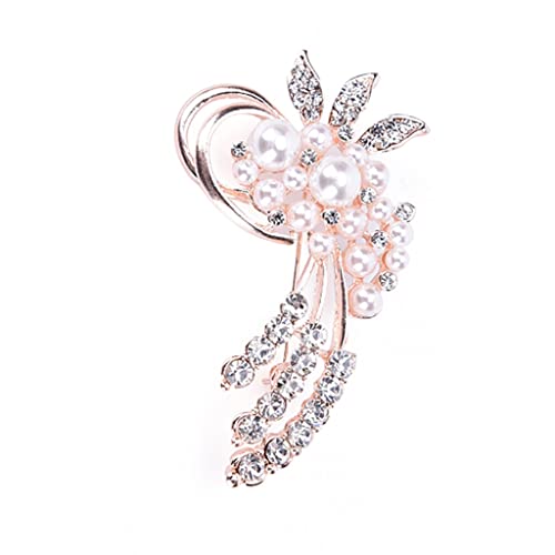 Broches vintage imitation perles : le cadeau idéal pour mariage et grands banquets