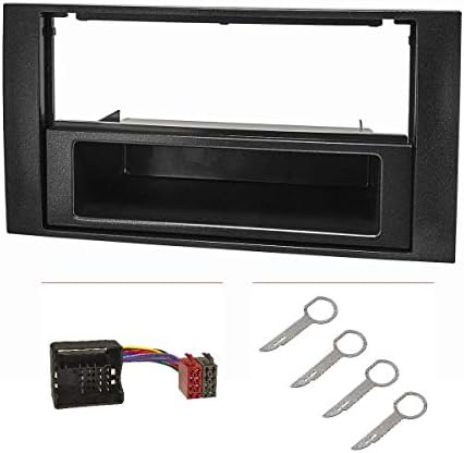 Tomzz Audio Radioblende Set Für Ford Focus 2 Mondeo - Schwarz Mit Ablagefach & Adapter