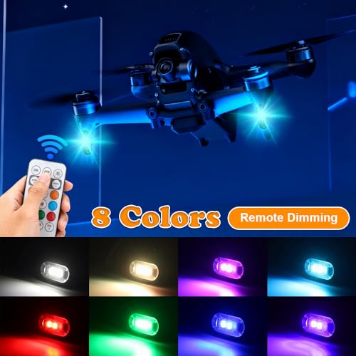 Luces estroboscópicas para dron inalámbricas que solucionan la falta de visibilidad 3