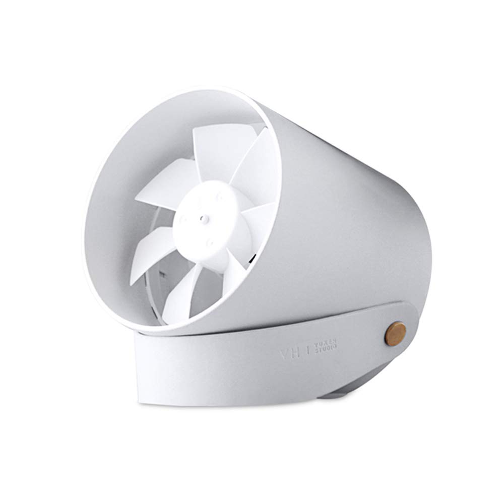 OSEO Smart Touch Double Leaf Silent Desk Fan Powered by USB, with 2 Speeds for Home | Office | Car | Outdoor | Travel - 100 mm x 100 mm