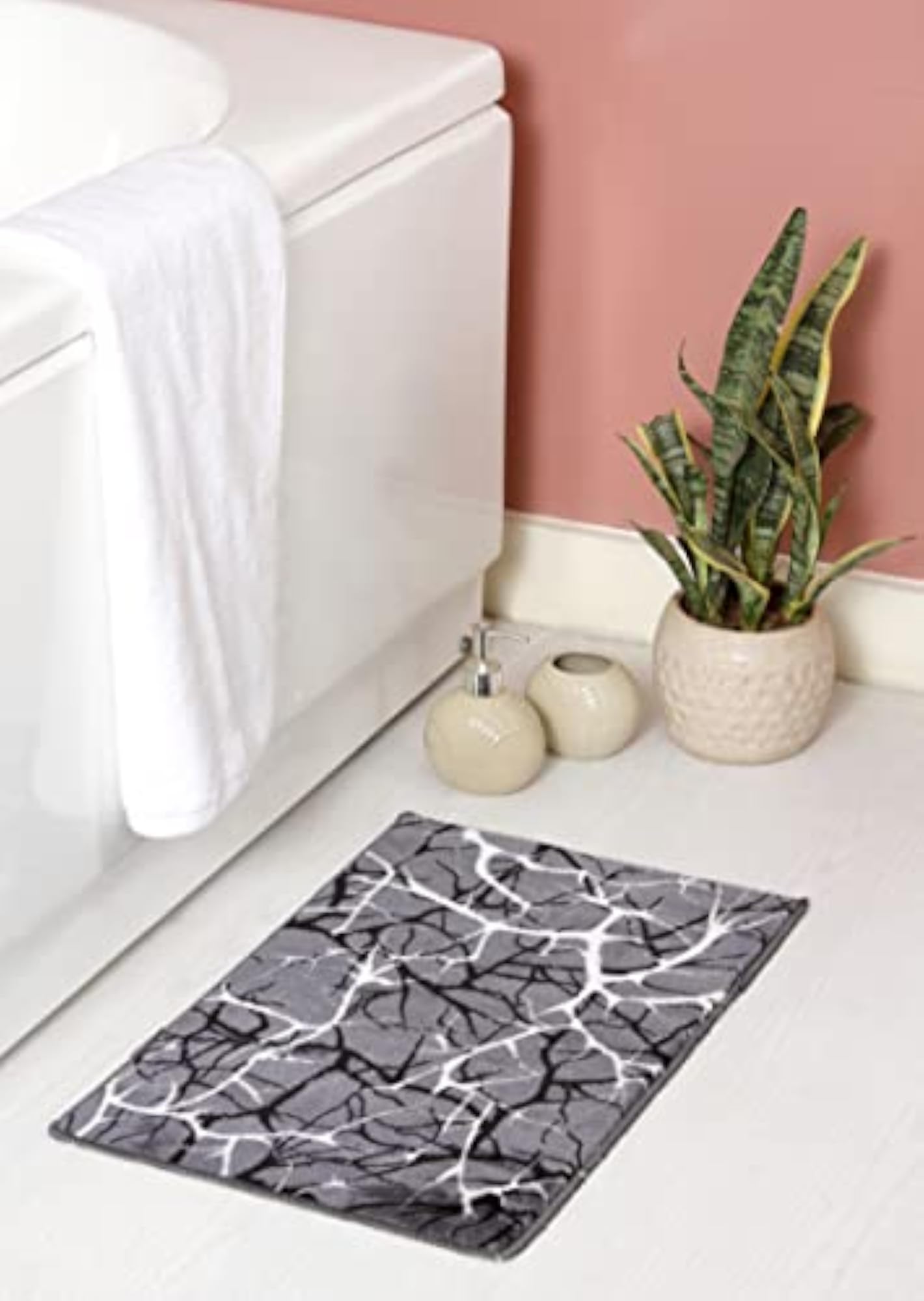 Microfiber Soft Velvet Type Anti Skid Bath Mat
