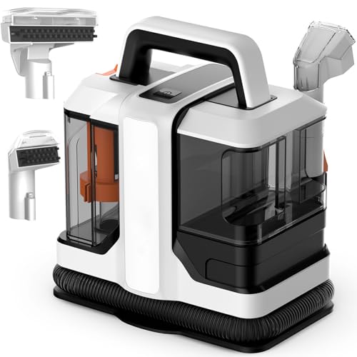 スポットクリーナー、ポータブルカーペットクリーナーマシン 750W、1080ML きれいな水タンク & 強力な吸引、ソファの汚れホームペットラグカーシート用