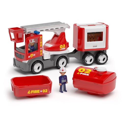 MultiGO Fire Set Sandkasten Spielzeug für Kinder ab 3 Jahre - Figuren...