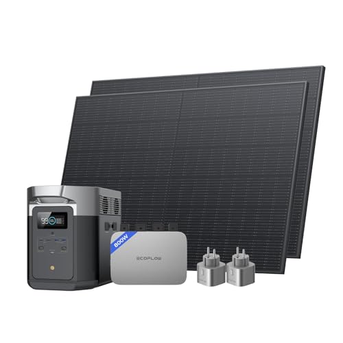Dhouse Balcony Power Plant 800 W Inverter Network Inverter WiFi Control DC 22-55 V To AC 230 V Automatic Identification MPPT Solar Grid Tie Inverter Black