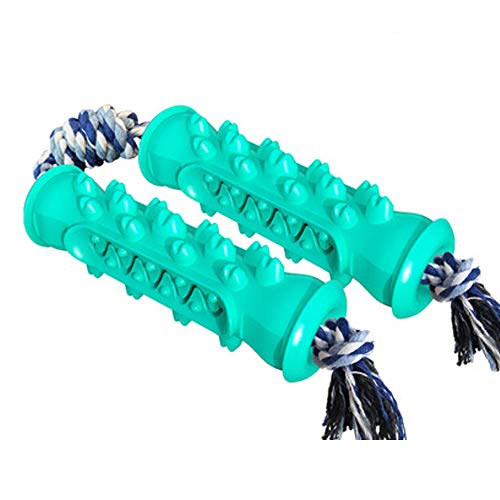 Os cães AnRuiBang com hastes molares de corda são usados para limpar seus dentes e aliviar sua depre